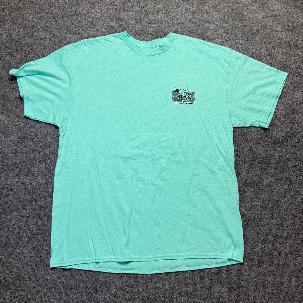 Southern Outfitters Ocean & Coast‎ T-Shirt Mens L Mint Green Short Sleeve